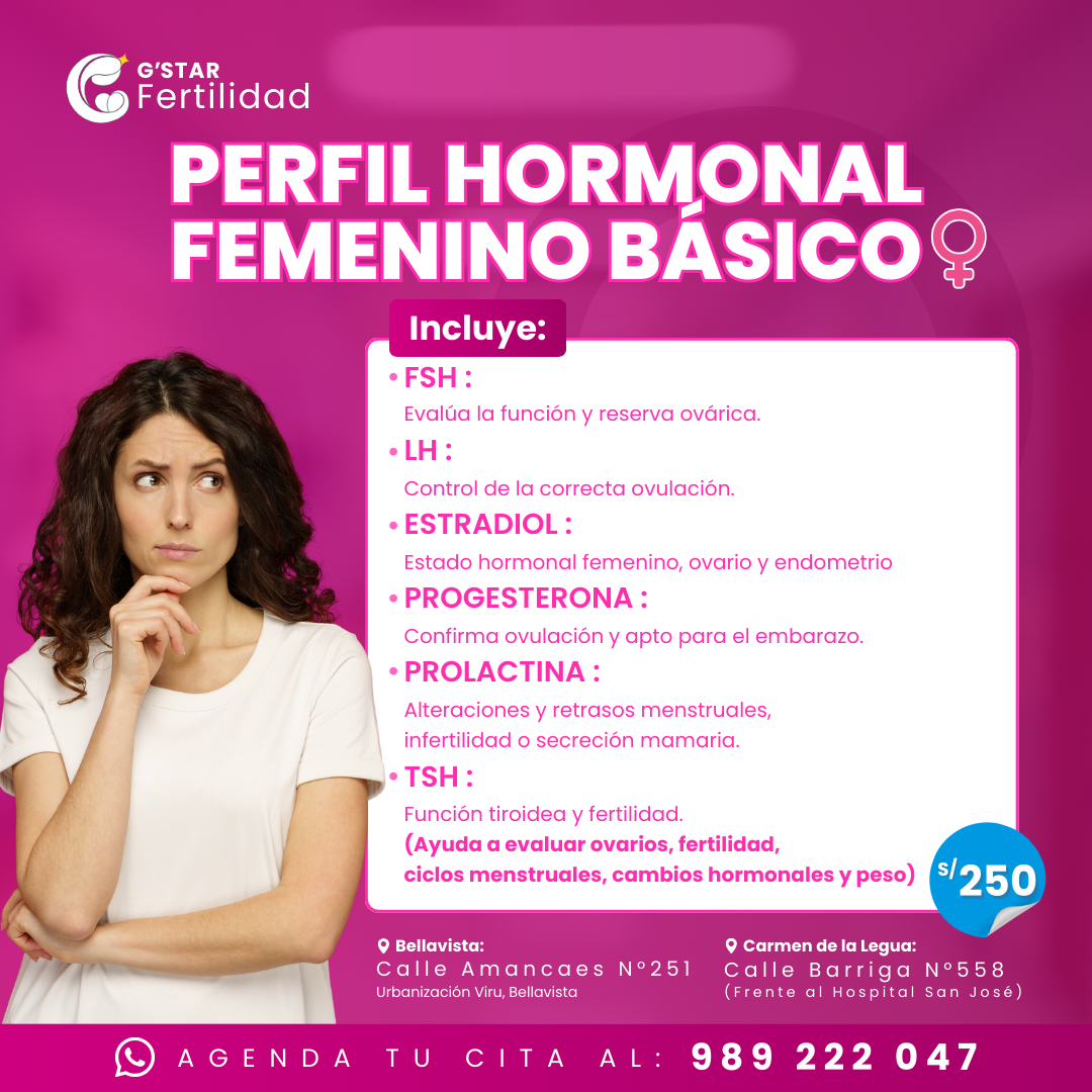 Perfil Hormonal Femenino Básico